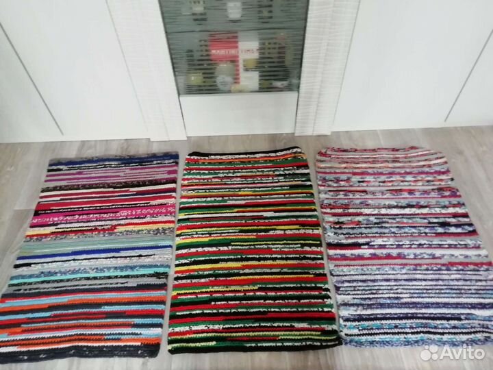 Коврики вязаные крючком на пол