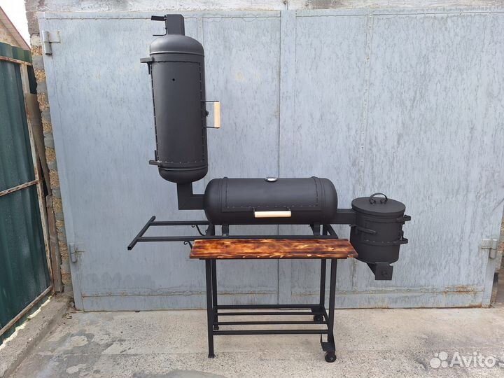 Мангал коптильня смокер
