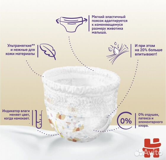 Подгузники-трусики Huggies Elite Soft 5