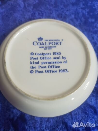 Блюдце coalport 1985 Англия