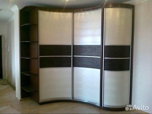 Радиусный угловой шкаф-купе