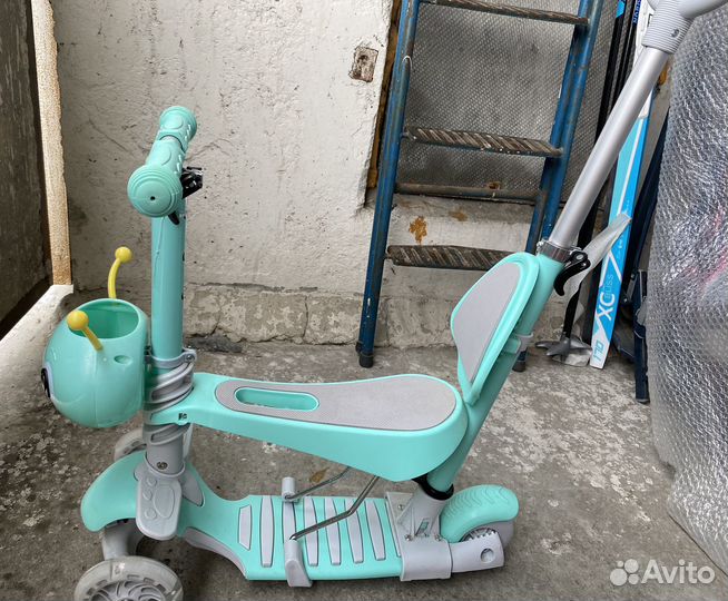 Самокат детский 3-х колесный rush action