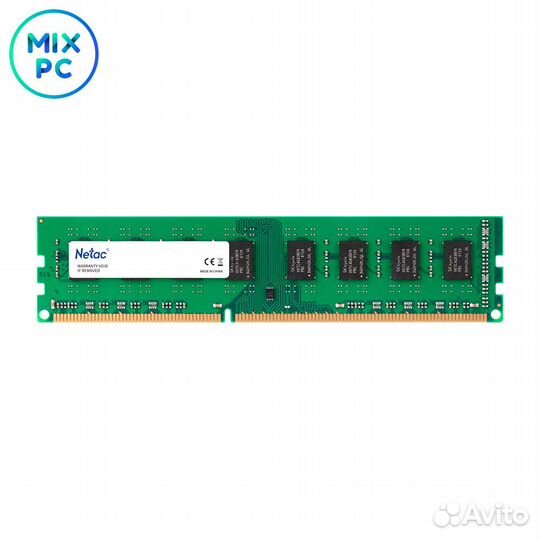Модуль памяти DDR3 8GB 1600MHz Netac Basic ntbsd3P