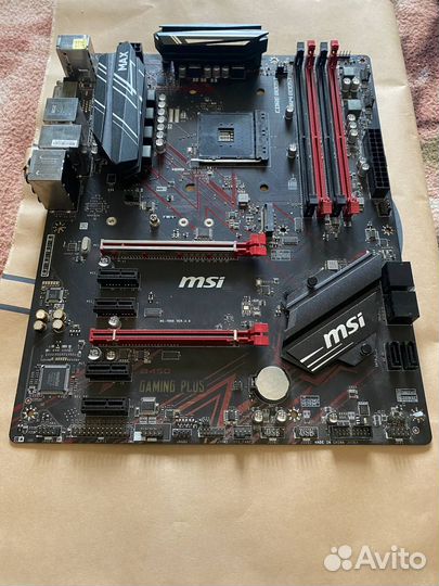 Материнская плата MSI B450 gaming plus