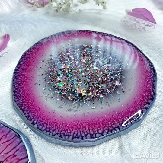 Подстаканники из эпоксидной смолы