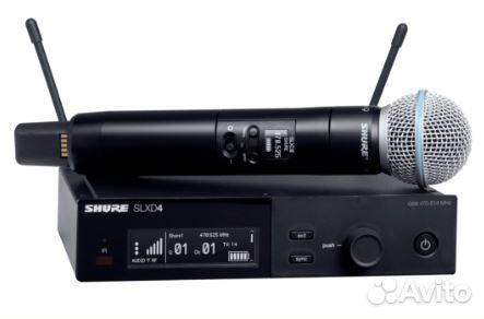Цифровая радиосистема shure slxd24/B58