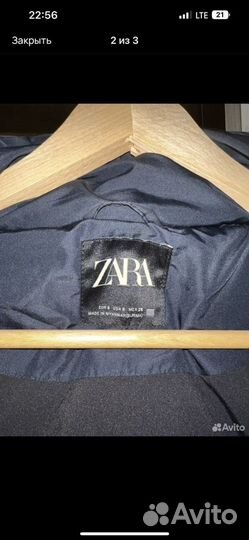 Пуховик Zara женский