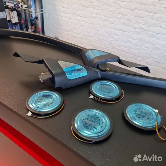 BMW F30 подсветка салона