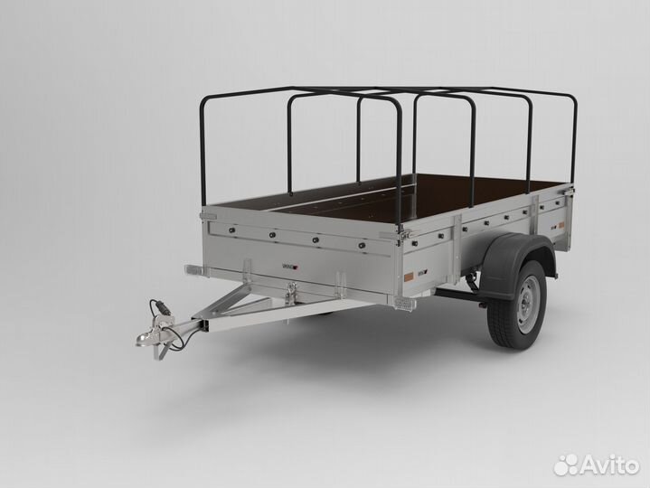 Усиленный прицеп Викинг 2,5*1,3 с удлинителем (й)