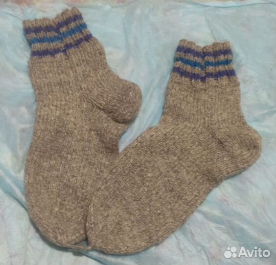 Носки вязаные ручной работы мужские