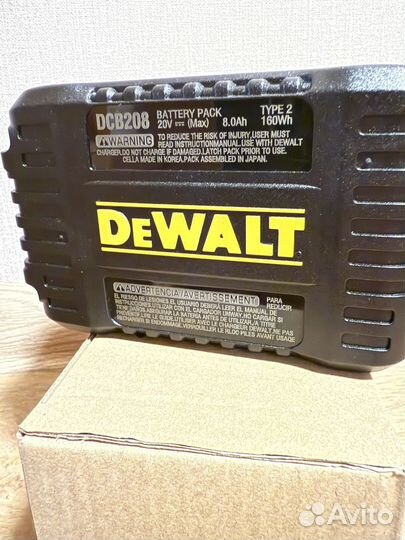 Аккумулятор dewalt 8 а.ч