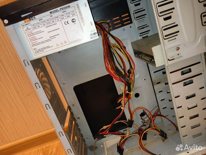 Корпус с блоком питания Power Box PB 500W