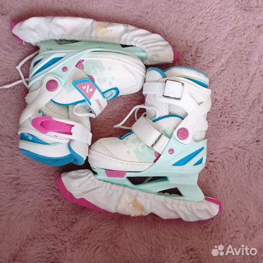 Коньки детские раздвижные 26-31