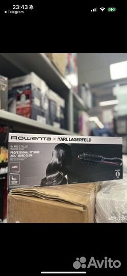 Фен щетка вращающаяся rowenta