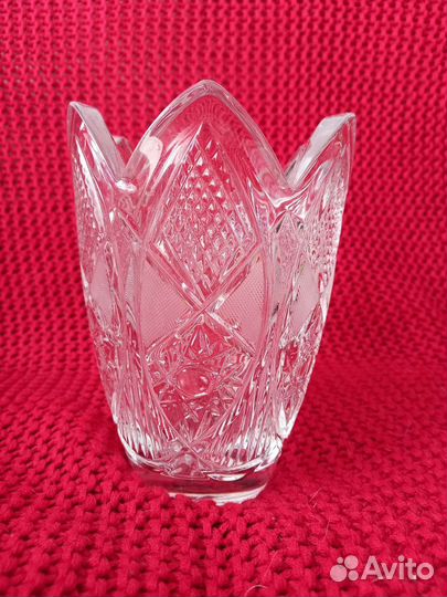 Ваза хрустальная