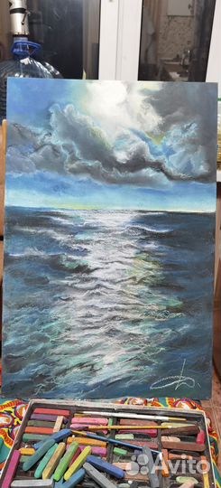 Картина пастель