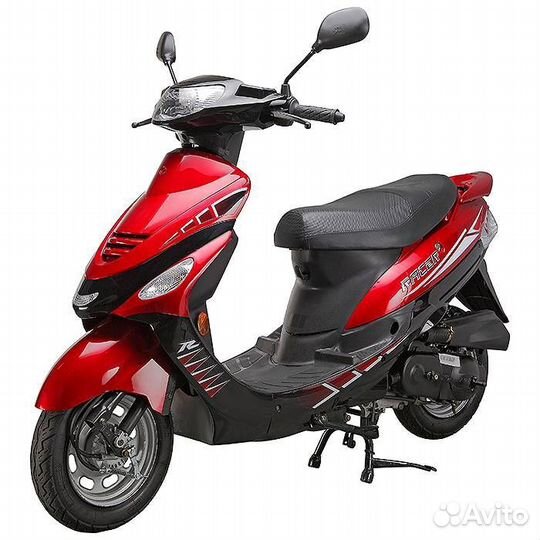 Скутер racer RC50QT-3 meteor красный