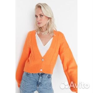 Кардиган trendyolmİLLA, оранжевый