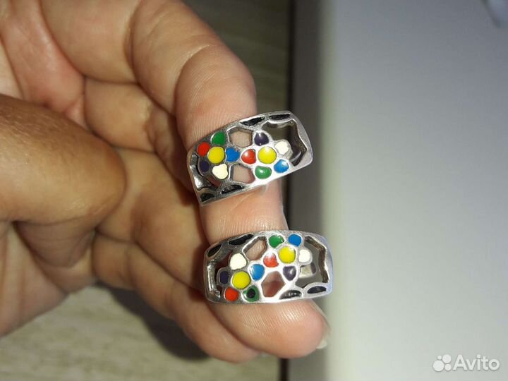 Серьги серебряные 925 проба