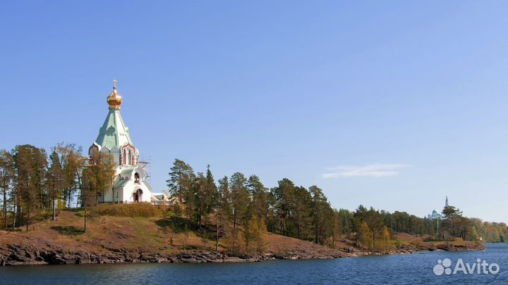 Поездка на катере на остров Валаам и обратно