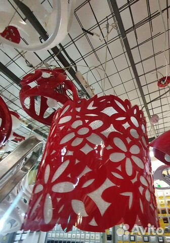 Люстра 3701-1А,19 Deyzi красный подвес