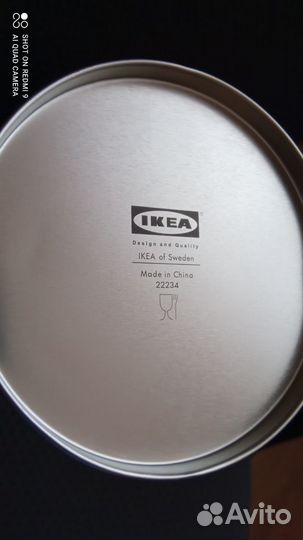 Набор жестяных банок для специй IKEA в хор.сост