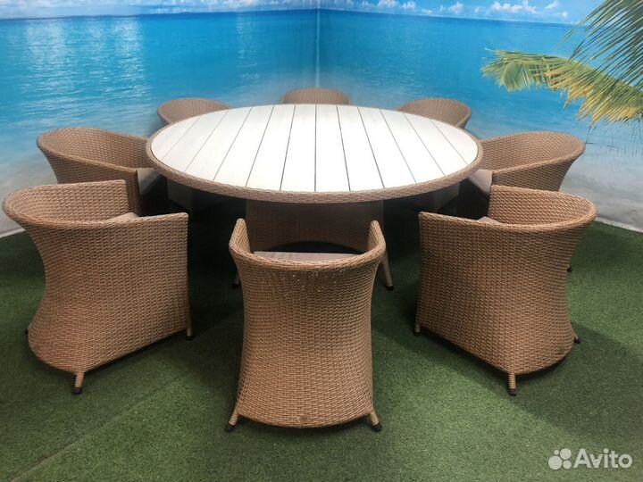 Комплект мебели из искусственного ротанга