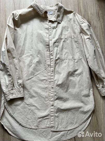 Рубашка удлиненная zara