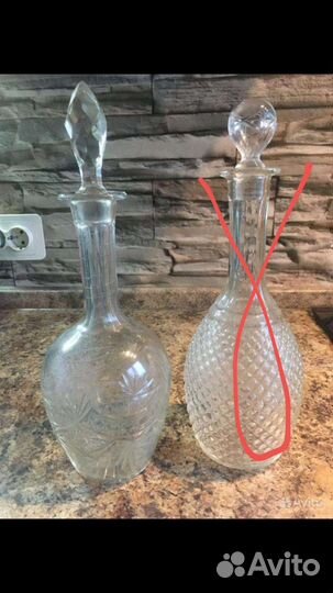 Штофы и графины СССР