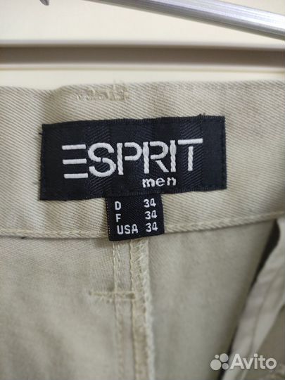 Мужские брюки карго р. 50 esprit новые