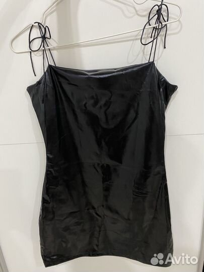 Кожаное платье