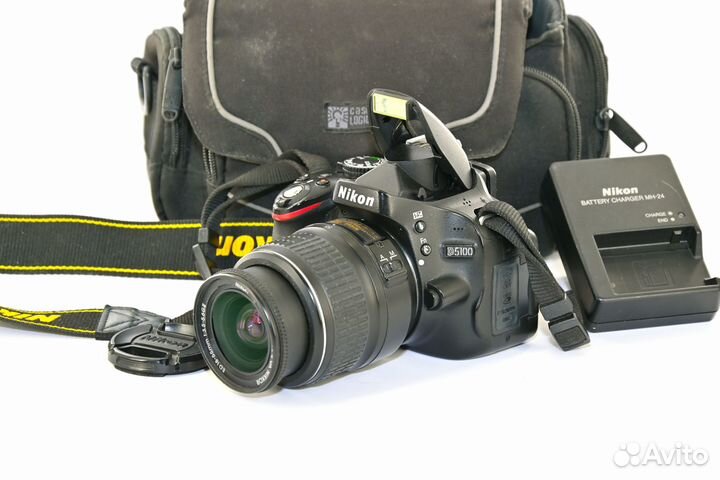 Nikon D5100 16.2MP цифрозеркалка Kit AF-S VR 18-55