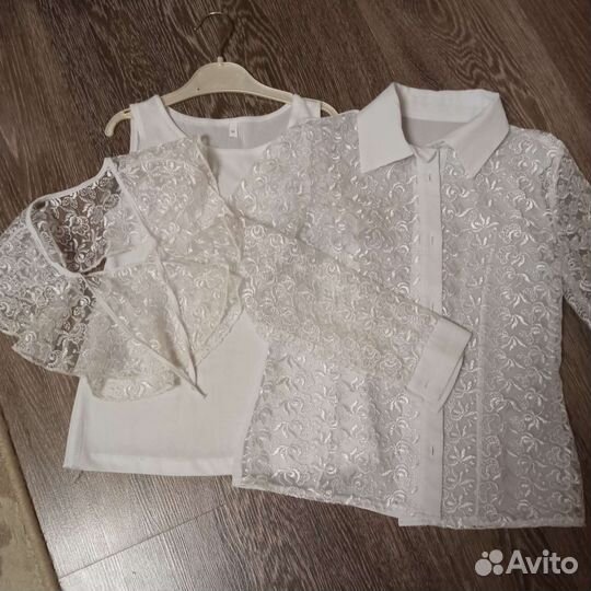 Школьная блузка 128