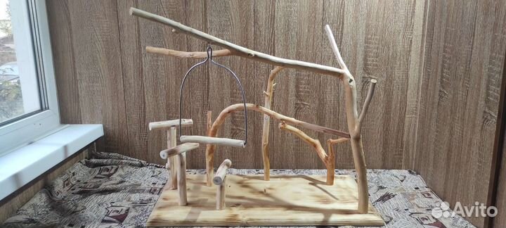 Игровой стенд для попугая