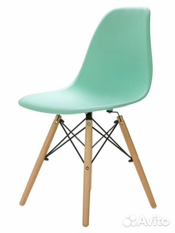 Стул в стиле eames DSW,мятный