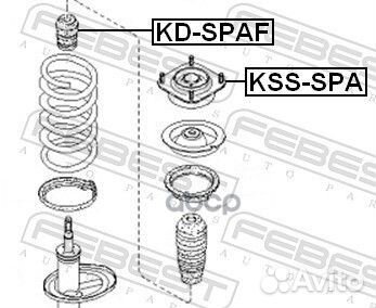 Опора переднего амортизатора kssspa Febest