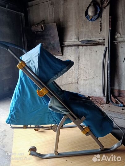 Сани коляска детские