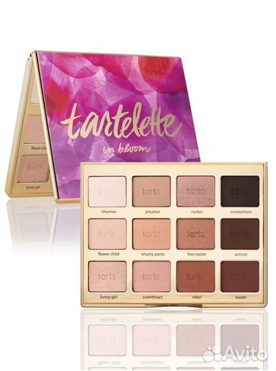 Палитра теней Tartelette in Bloom от tarte