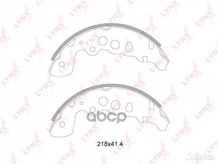 Колодки тормозные барабанные зад BS7305 LYN