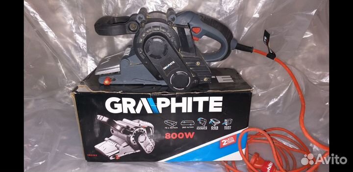 Ленточная шлифовальная машина Graphite 800 W