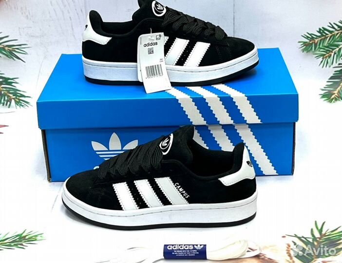 Кроссовки Adidas Campus 00s Black Люкс