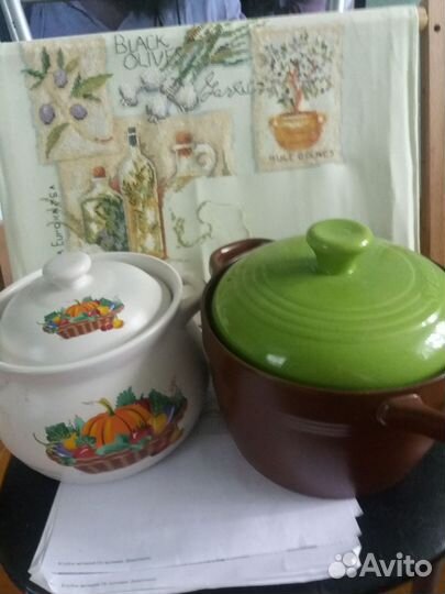 Кастрюля керамическая