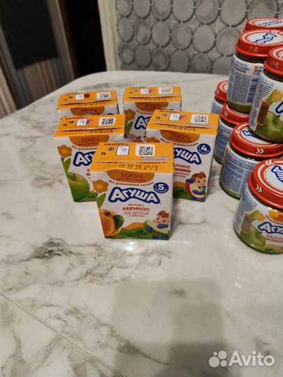 Фруктовое пюре агуша 22 шт