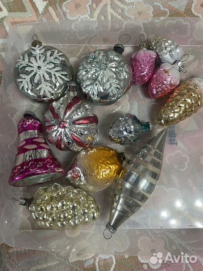 Елочные игрушки СССР