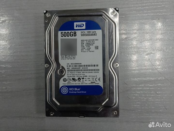 Жесткий диск 500 гб 3.5 WD SATA