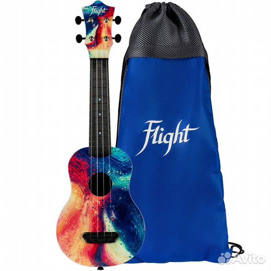Flight ultra S-40 Swirl укулеле сопрано,серия Ultr