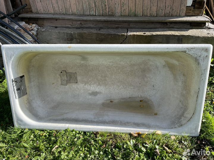 Ванна чугунная, печка чугунная