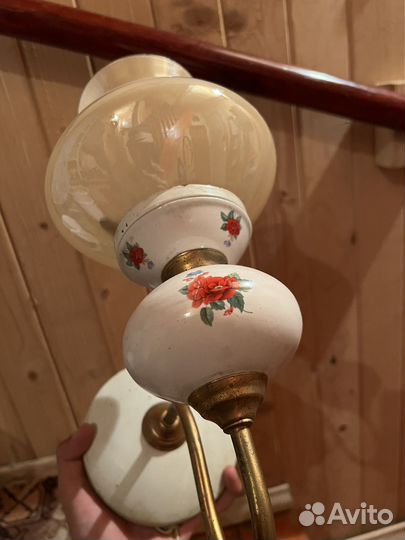 Бра старинное антикварный светильник