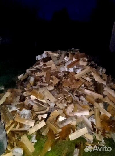 Дрова колотые сухие