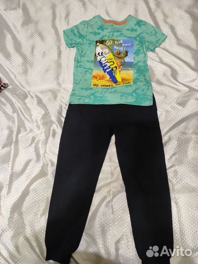 Вещи пакетом на мальчика 122 128